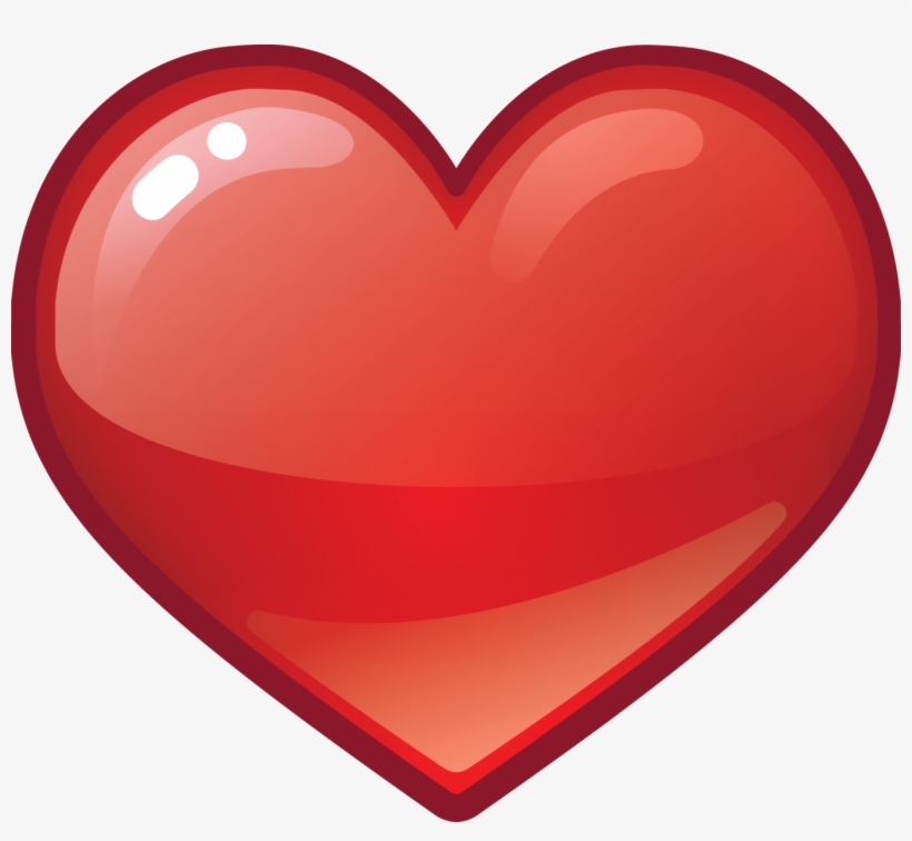 Heart - Heart Emoji Png - Free Transparent PNG Download - PNGkey