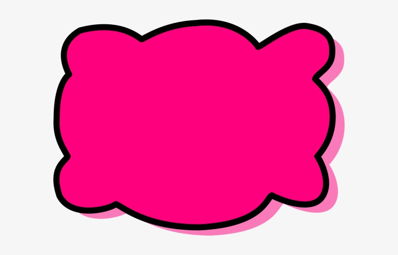 Pink Speech Bubble Png Clipart Stock - Clip Art, transparent png #136441