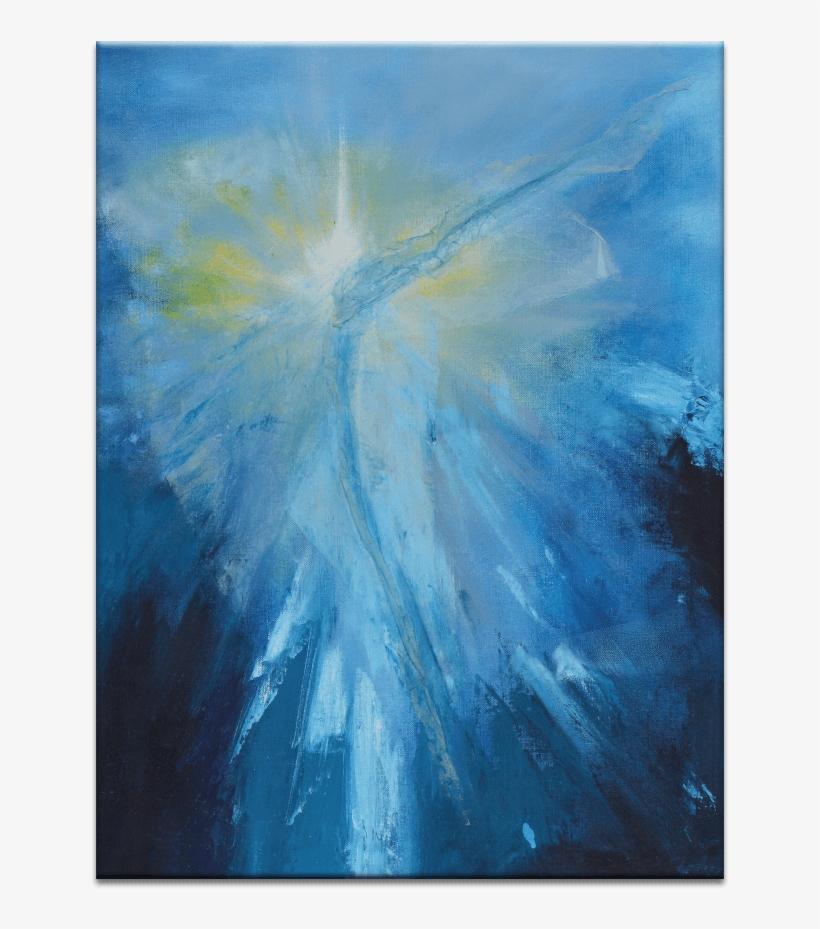 Blue Flame - Modern Art, transparent png #136622