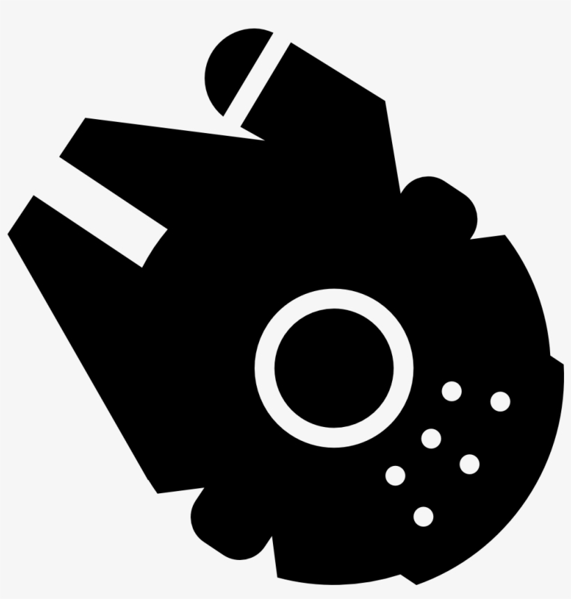 Downloads For Millennium Falcon - Star Wars Spaceship Icon, transparent png #136789