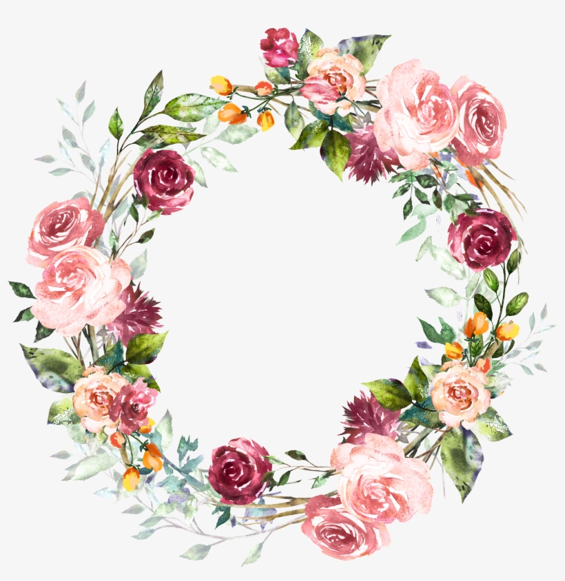 H Pinterest Bullet Journals And - Vintage Flower Round Frame, transparent png #136854