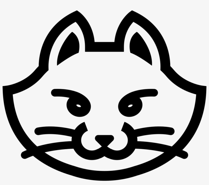 Cat Face - - Cat Face Icon Png, transparent png #137133