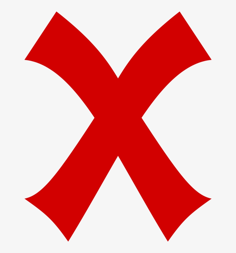 X Mark Clip Art - X Marks The Spot Clipart, transparent png #137134