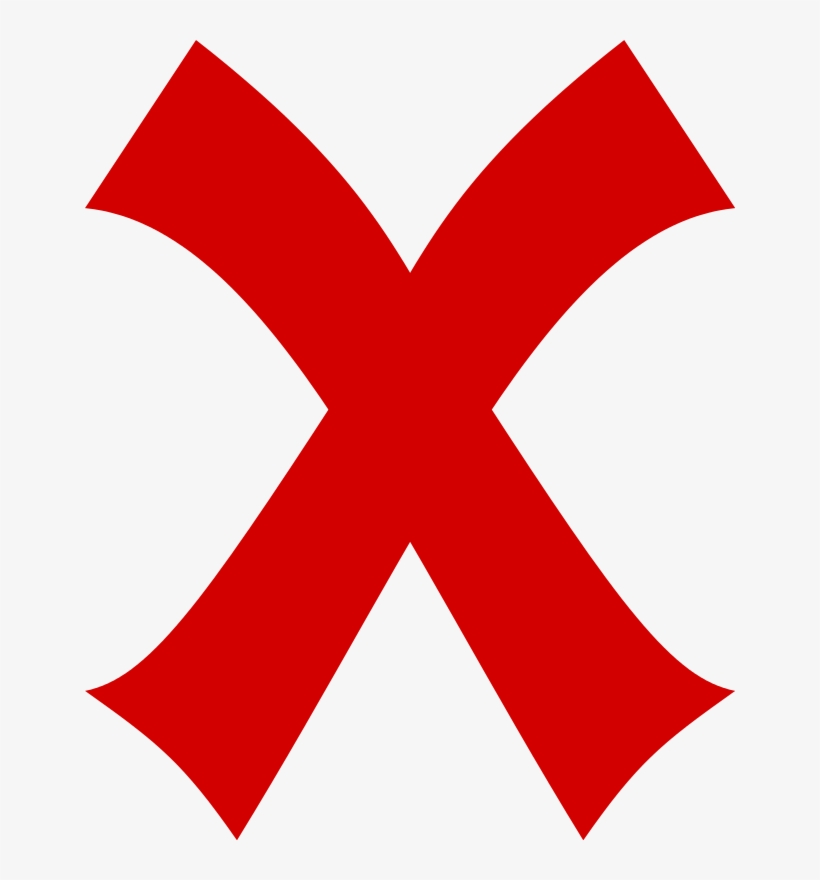 X Mark Clip Art - X Marks The Spot Clipart, transparent png #137134