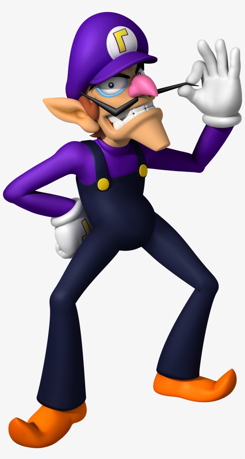Waluigi - Mario Bros Waluigi, transparent png #137166