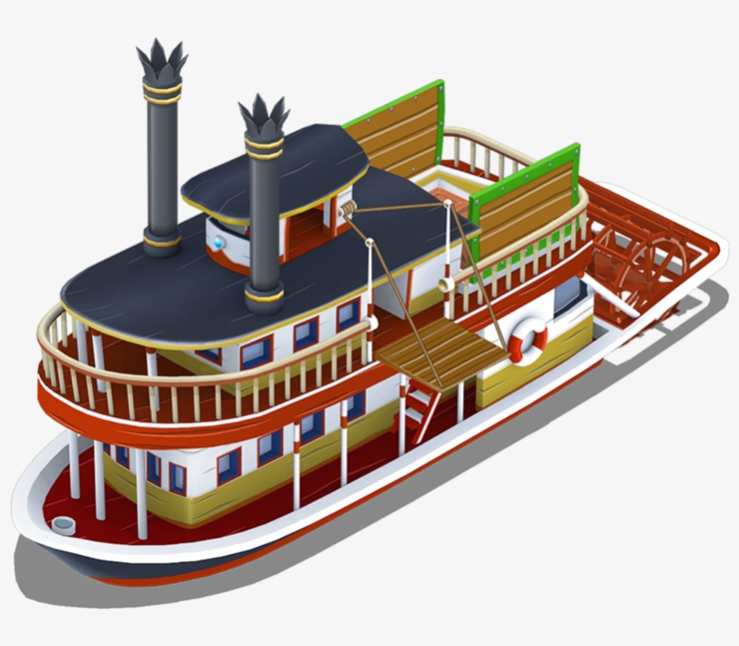 Riverboat - Boat Hay Day, transparent png #137285