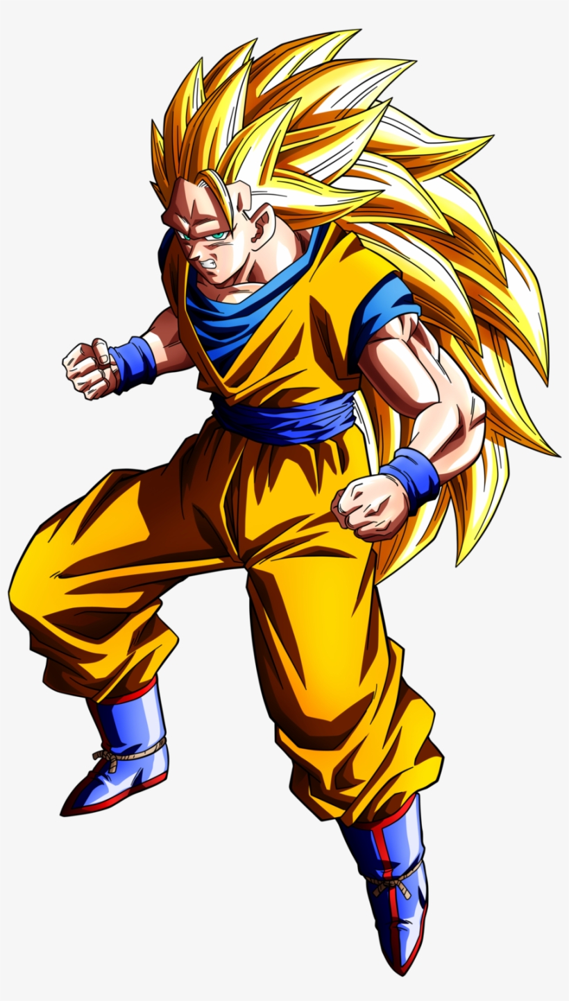 Dragon Ball Z Clipart - Dragon Ball Goku Ssj 3, transparent png #137526