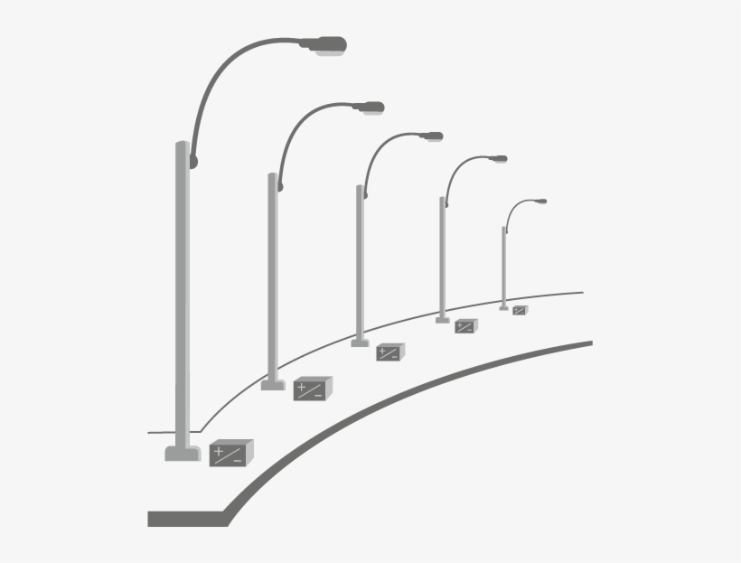 Solar Street Light Png Pic - Street Lights Hd Png, transparent png #137599