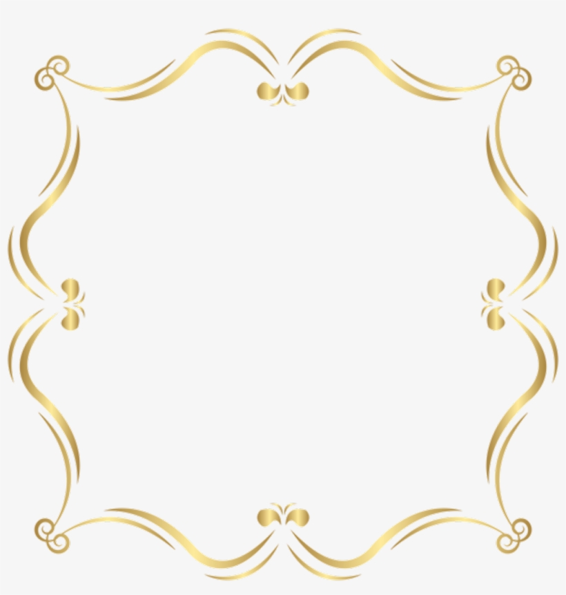 Elegant Gold Page Borders