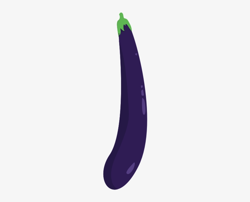14 Oct - Veiny Eggplant Emoji Png, transparent png #137653