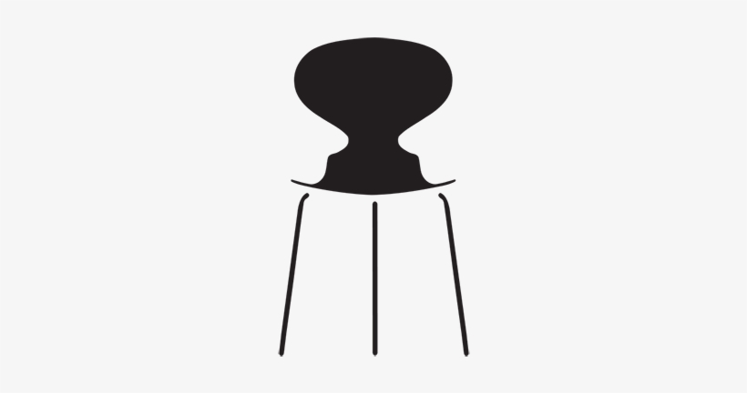 Ant Chair Pictogram - Fritz Hansen Ant Chair 3 Leg, transparent png #137656