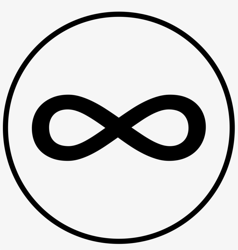 Infinity Symbol In Circle - Infinity Sign In Circle, transparent png #138030