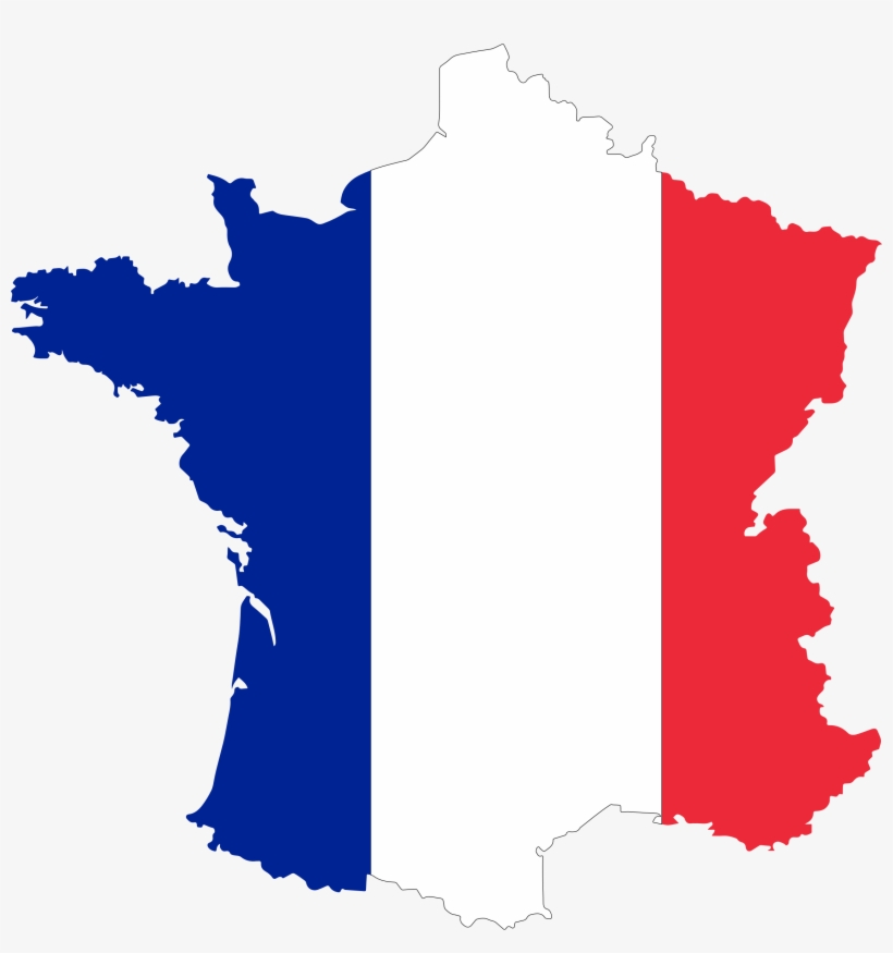 France, Borders Country Flag France Map Nation Fra - France Flag In Country, transparent png #138329