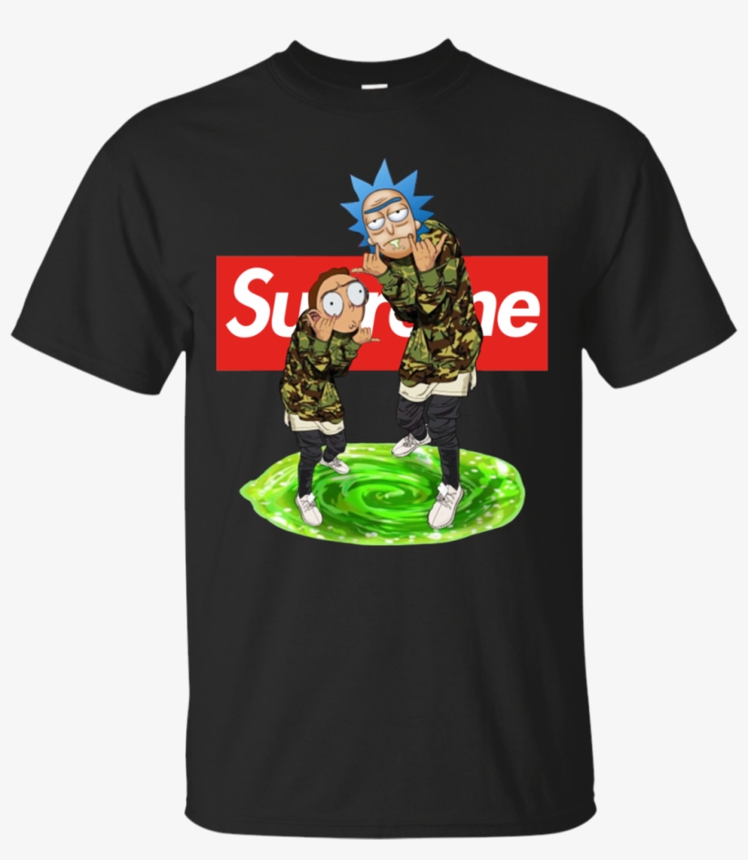 Rick And Morty Supreme Shirt, Hoodie, Tank - Supreme Rick And Morty, transparent png #138445