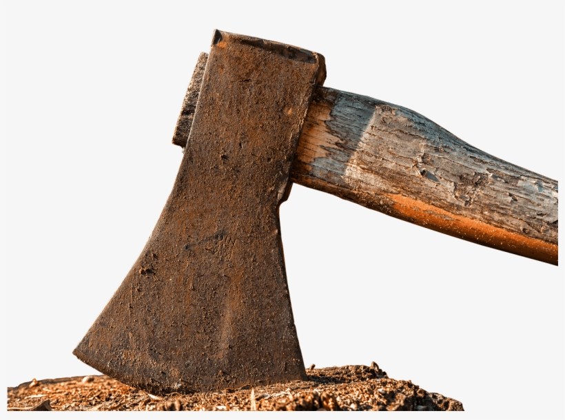 Axed From Amazon - Axe On Tree Png, transparent png #138469