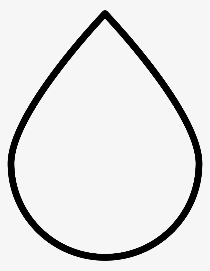 Png File Svg - Shape Of Water Drop, transparent png #138887