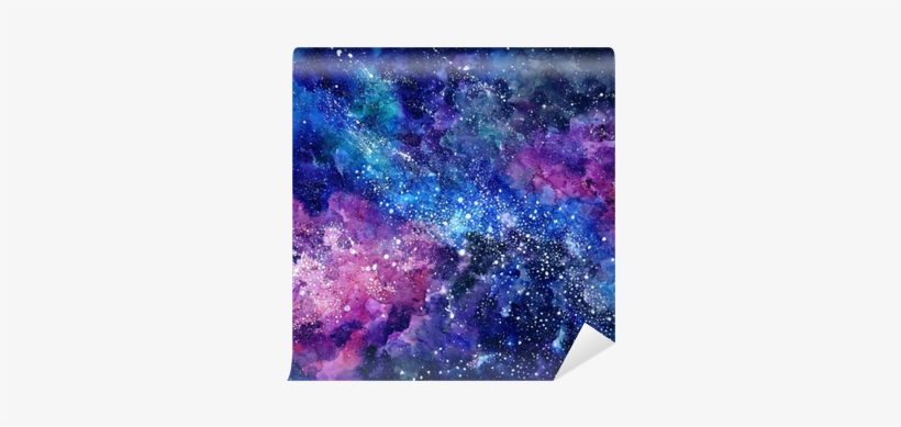 Space Hand Painted Watercolor Background - Watercolor Background Universe, transparent png #138888