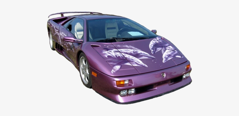 Lamborghini Dolphins Png Transparent Seapunk Lambo - Seapunk Png, transparent png #139258