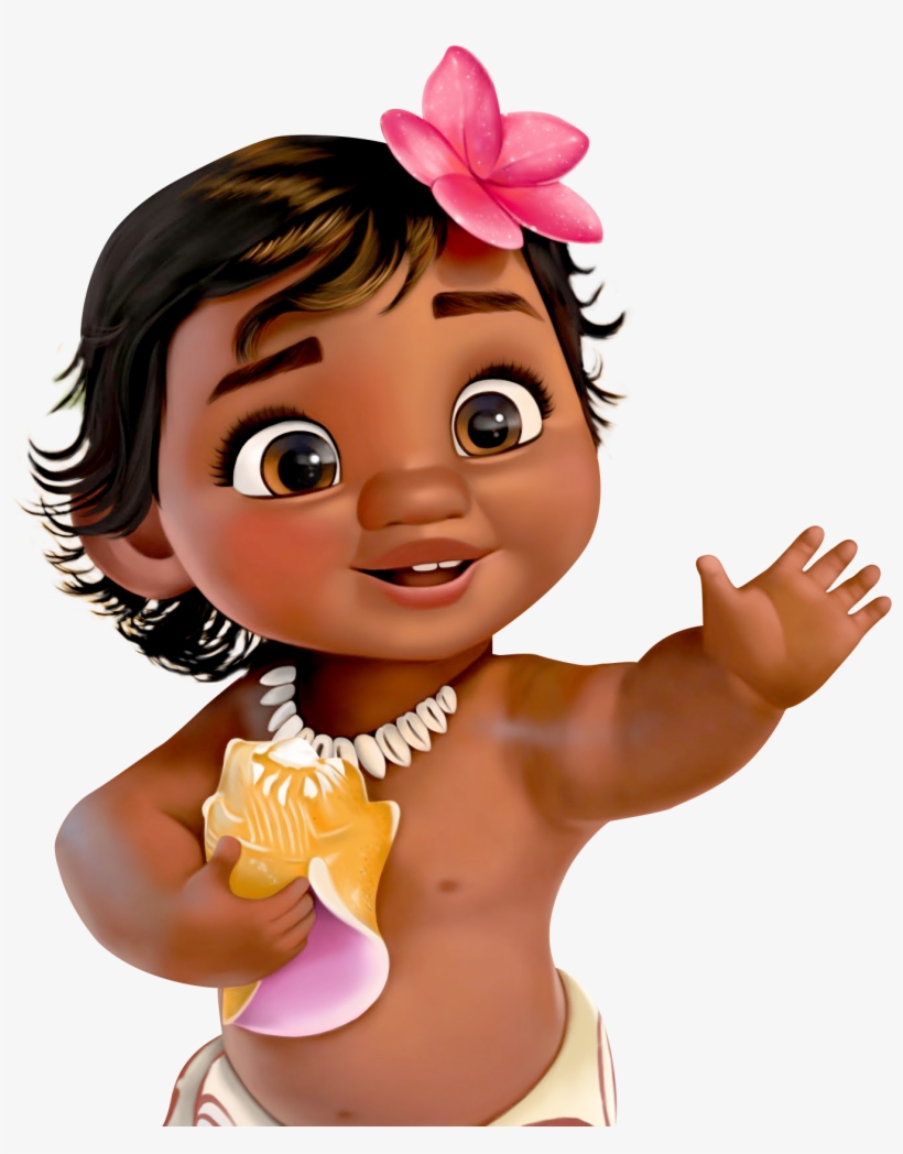 Moana Png Free - Baby Moana Birthday Shirt Only, transparent png #139384