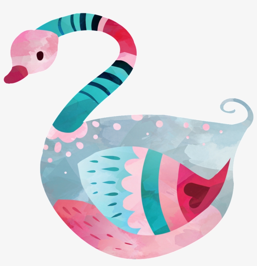 Love Swan Beach Towel, transparent png #139482