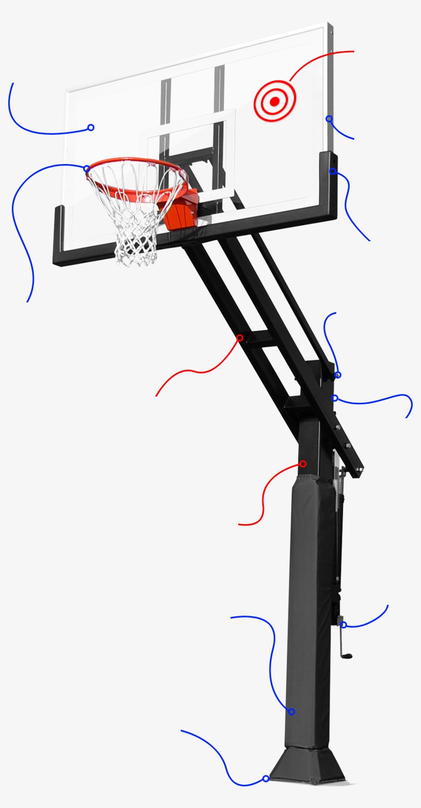 Discover More About Pro Dunk - Basketball Ring And Board Design, transparent png #139791