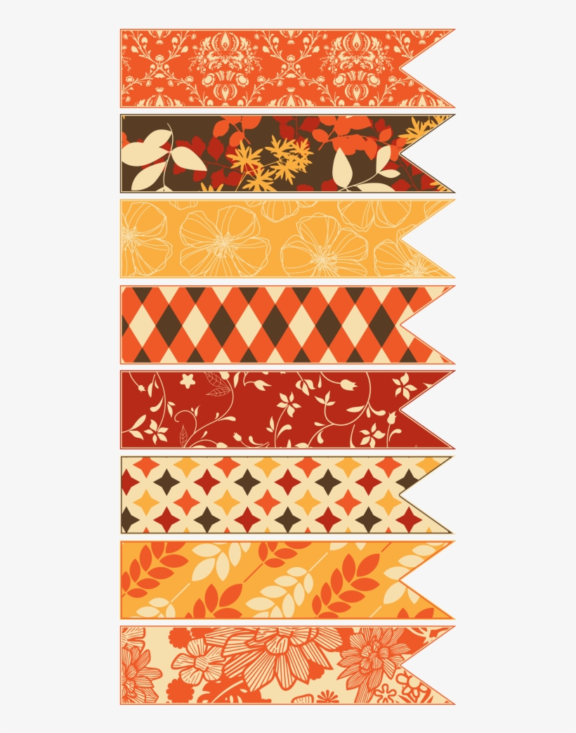 Solid Blank Ribbons - Washi Tape Autumn Png, transparent png #139794