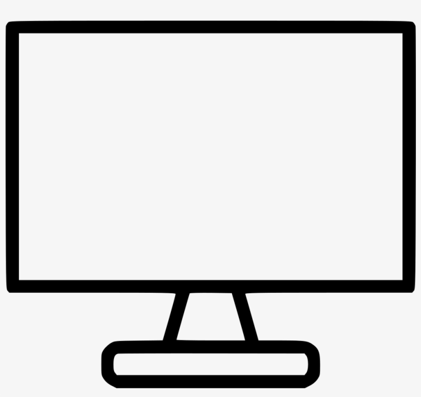 Tv Led Lcd Monitor Screen Comments - Computer Screen No Background, transparent png #139922