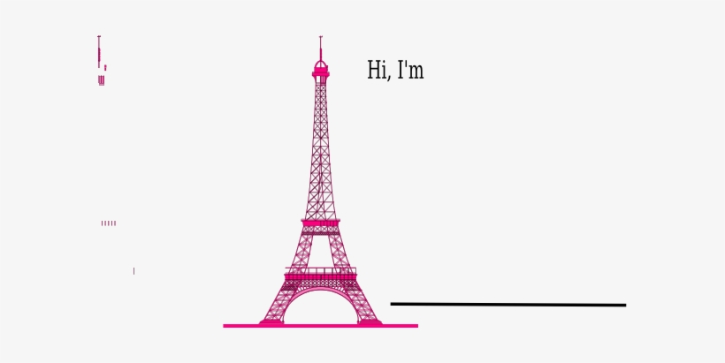 Pink Eiffel Tower Png, transparent png #139939