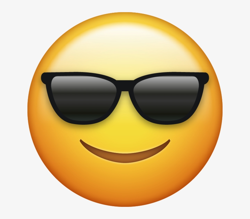 Emoji Iphone Png Hd - Sunglasses Emoji, transparent png #139973