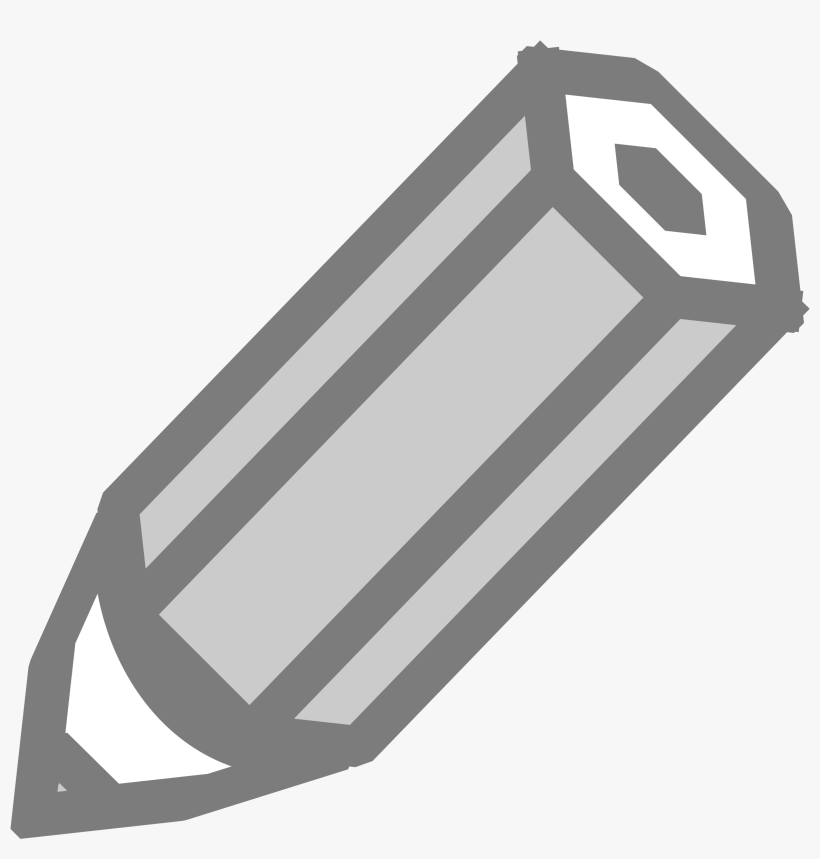 Medium Image - Pencil Gray Clipart, transparent png #1300231