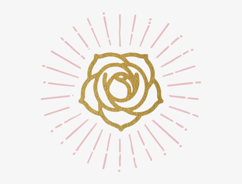 Gold Rose W Pink - Logo, transparent png #1300292