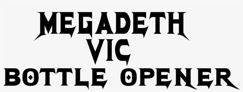 Megadeth Font And Megadeth Logo - Megadeth Font, transparent png #1300708