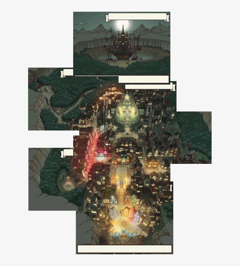Map Of Folsense - Professor Layton Folsense Map, transparent png #1300732