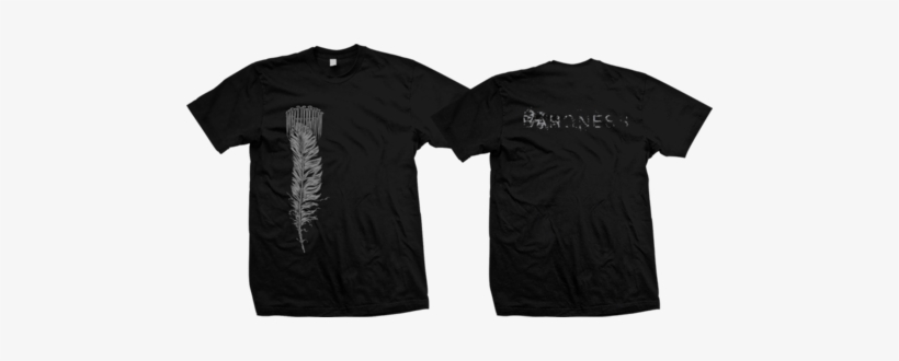 Baroness Feather & Nails Black Shirt - Baroness Shirt, transparent png #1300828