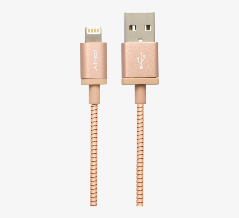 /data/products/article Large/706 20160526142259 - Pny Charge & Sync - Lightning Cable - Rose Gold, transparent png #1300870