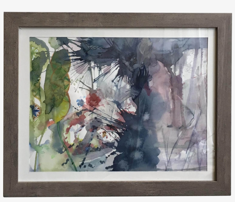 Original Watercolour Illustration, Based On Haruki - Picture Frame, transparent png #1300947