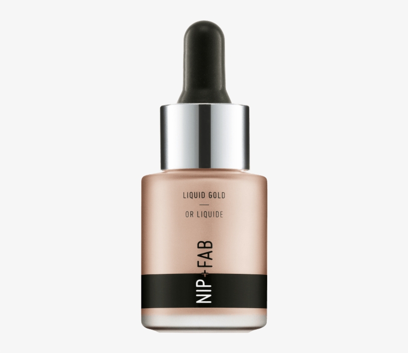 Liquid Gold Highlighter - Nip Fab Liquid Gold Highlighter Rose Gold 02, transparent png #1300967