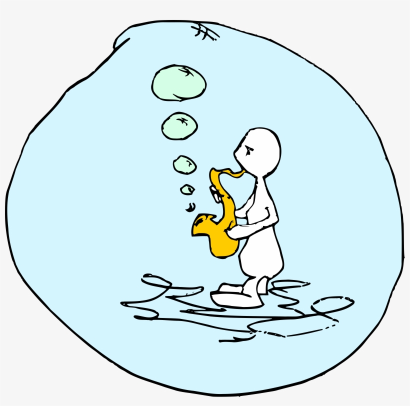 This Free Icons Png Design Of Lonely Musician, transparent png #1301114