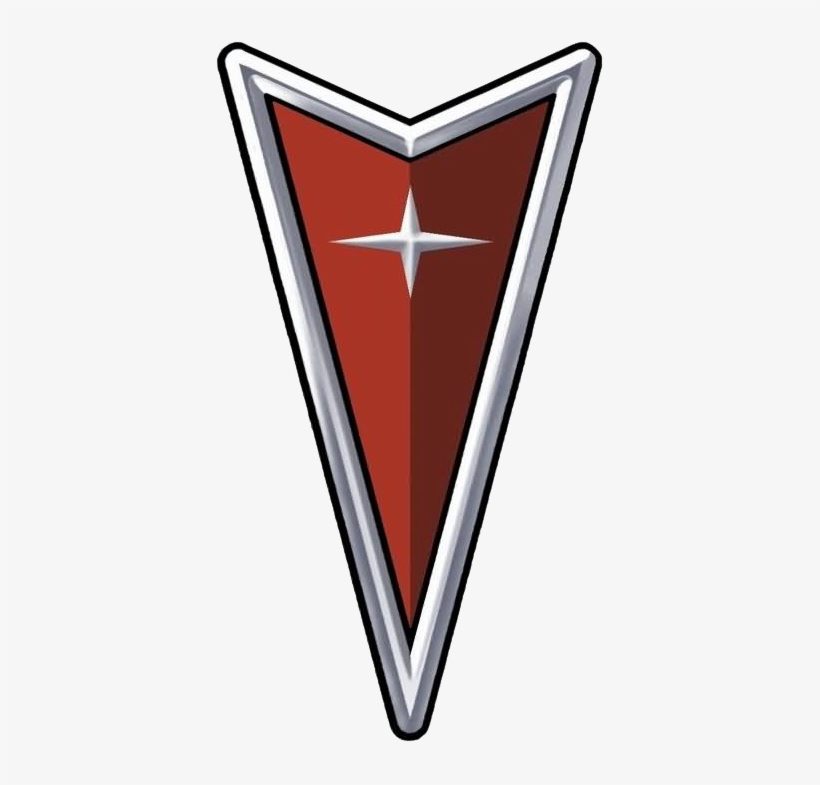 Pontiac Logo - Car Brand Red Triangle, transparent png #1301413
