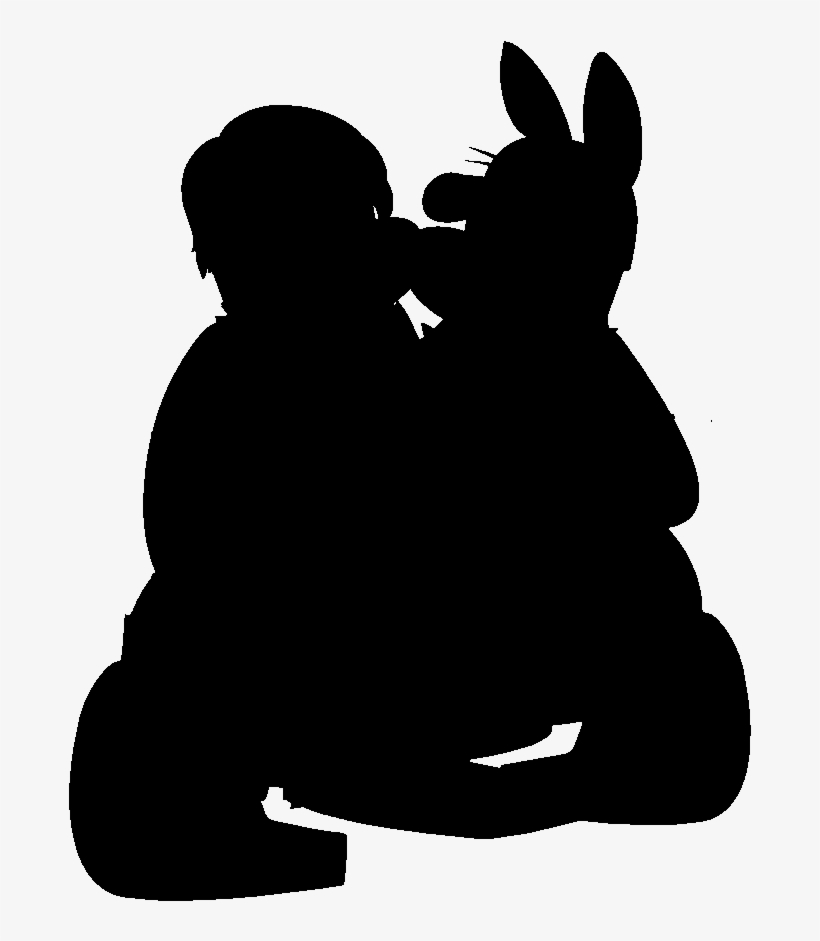 Tra-patrick Kiss Silhouette - Illustration, transparent png #1301763