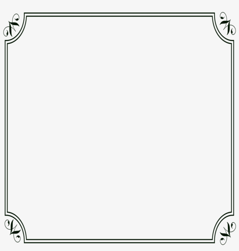 Black Border Frame Png Picture, transparent png #1301996