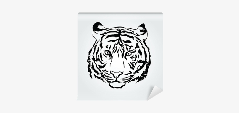 Silhouette Tete De Tigre, transparent png #1302177