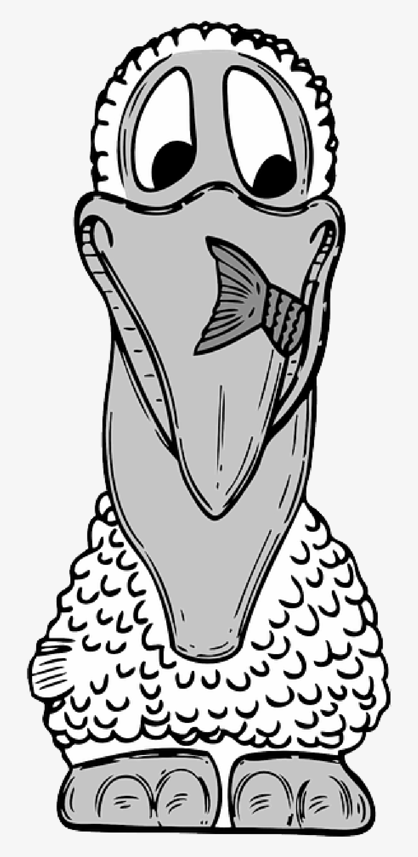 Mb Image/png - Custom Pelican Cartoon Shower Curtain, transparent png #1302408