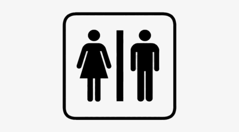 Image Royalty Free Toilet Sign Transparent Png - Man And Woman Vector, transparent png #1302410