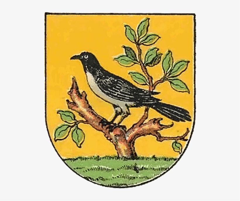 Aut Alservorstadt Coa - Magpie Coat Of Arms, transparent png #1302600