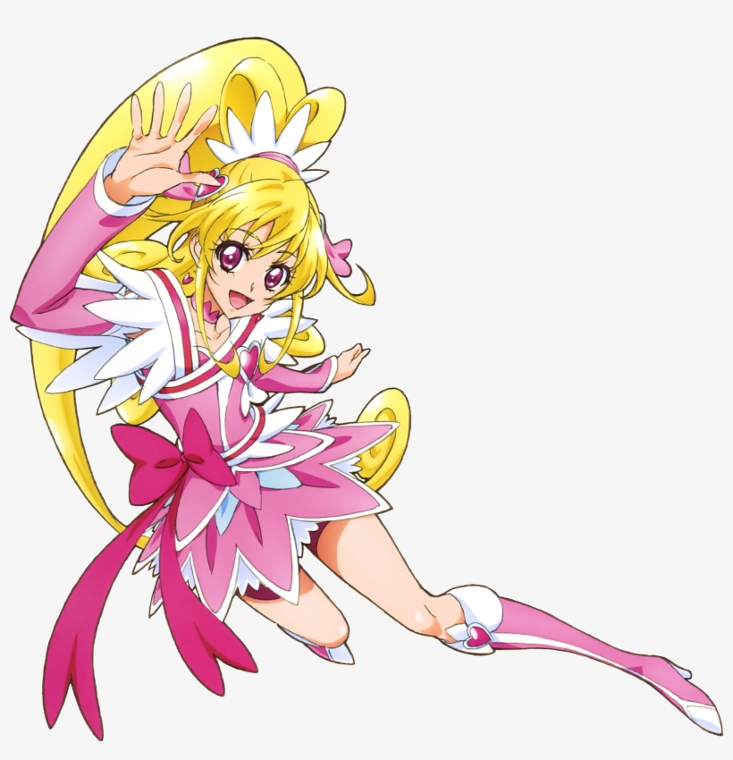 Glitter Heart Pose3 - Go Princess Cure Heart, transparent png #1302663