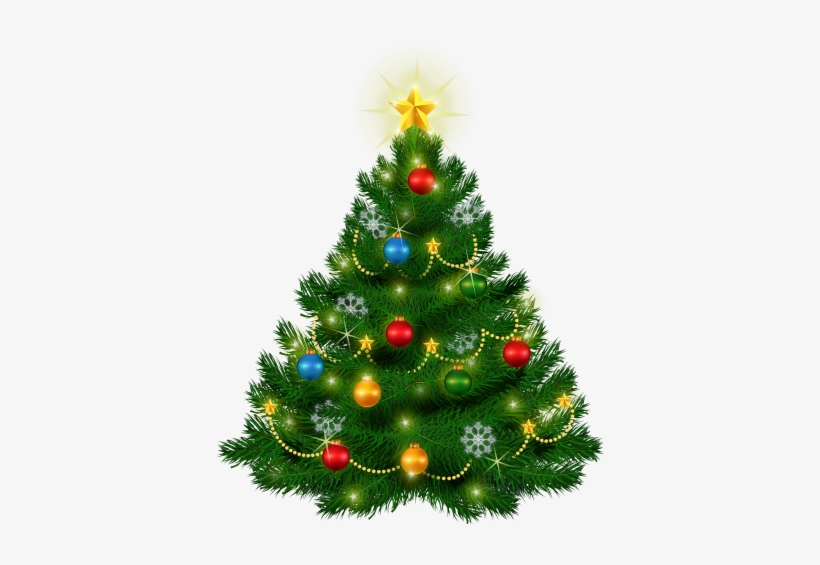 Beautiful Christmas Tree Png Clipart - Christmas Tree Png Free, transparent png #1302747