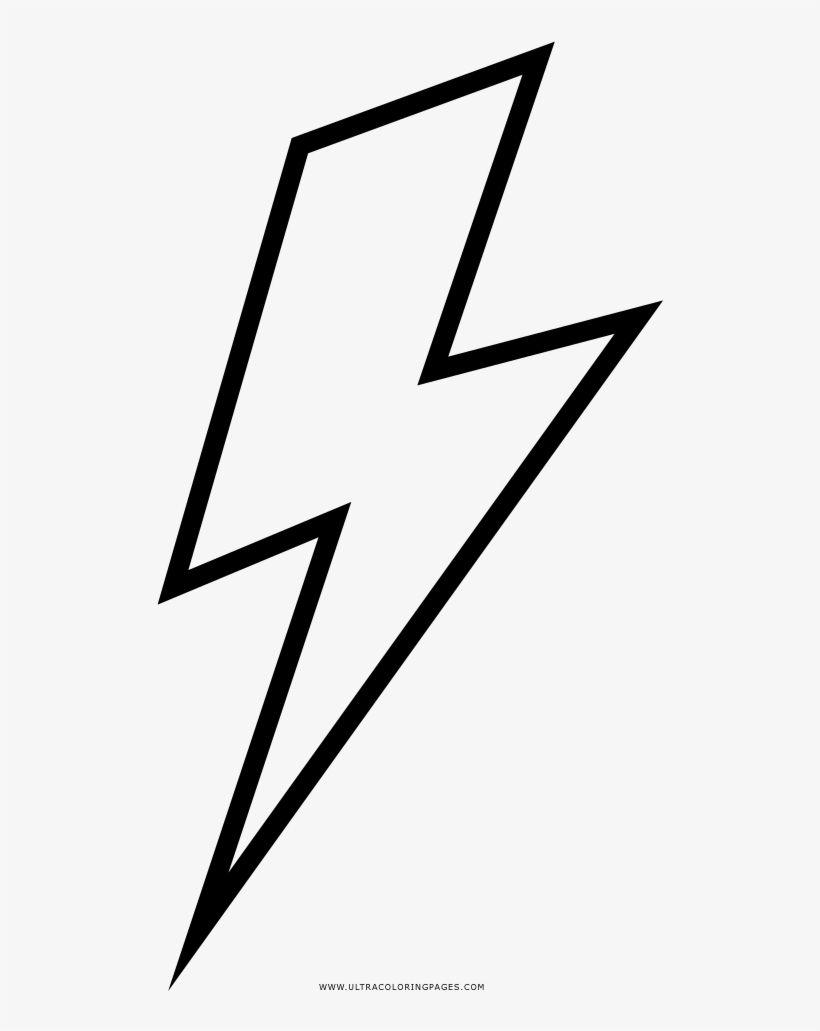 Lightning Bolt Coloring Page Ultra Coloring Pages Png - The Noun Project, transparent png #1302749