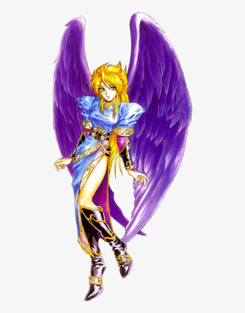 658kib, 468x967, Bofii Ninaartwork - Nina From Breath Of Fire 2, transparent png #1302968