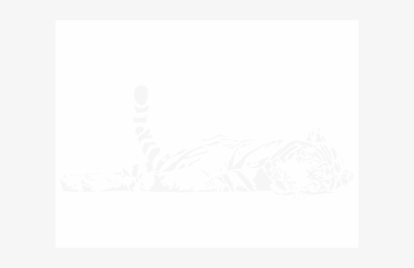 Tiger Silhouette Png Download - Wandtattoo Tiger, transparent png #1303053